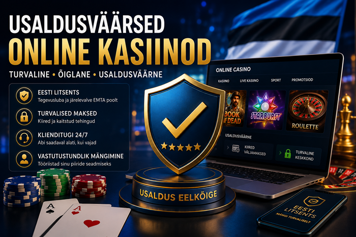 usaldusväärne kasiino Eesti