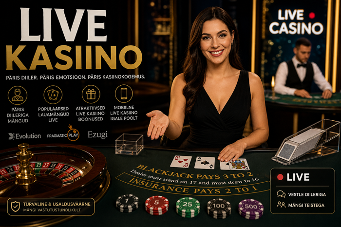 live kasiino eestis